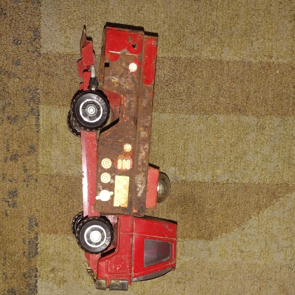 Buddy L Red Kids Toy Fire Truck - Needs Tlc
